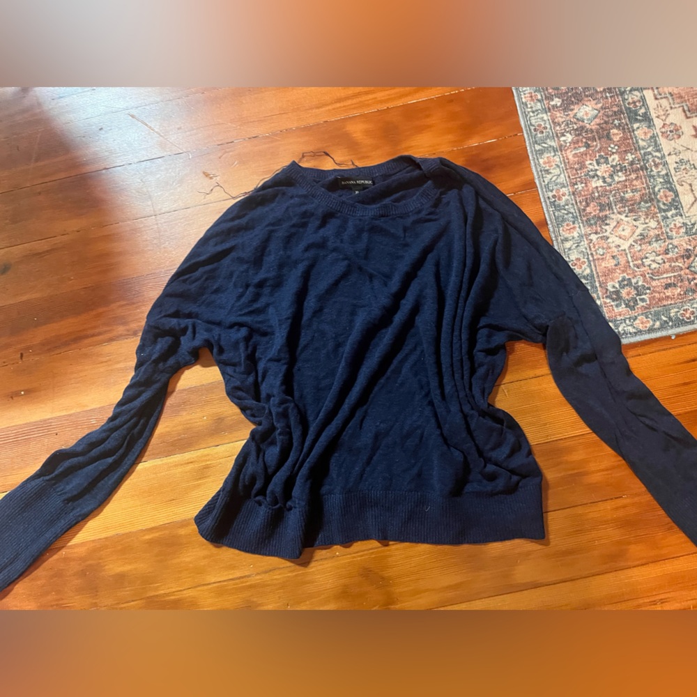 Banana Republic Navy Blue Sweater